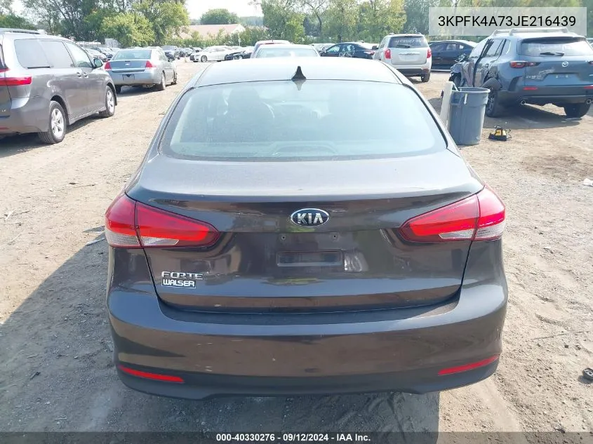 3KPFK4A73JE216439 2018 Kia Forte Lx