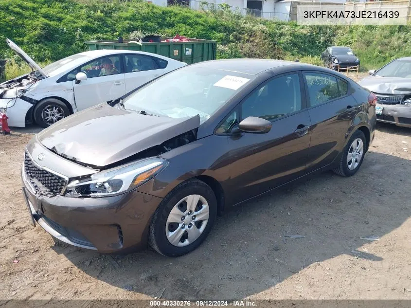 3KPFK4A73JE216439 2018 Kia Forte Lx