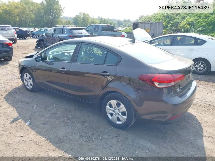 2018 Kia Forte Lx VIN: 3KPFK4A73JE216439 Lot: 40330276