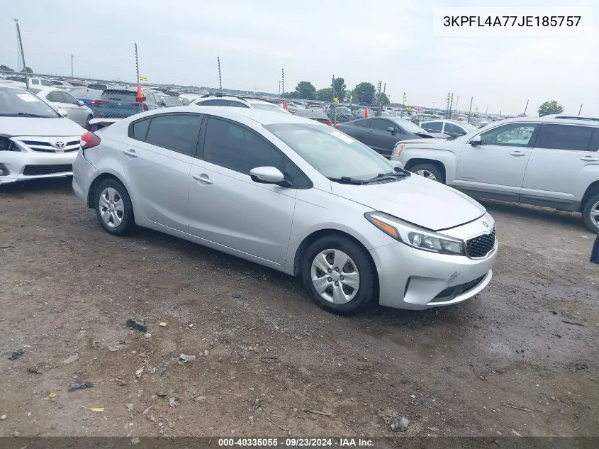 3KPFL4A77JE185757 2018 Kia Forte Lx