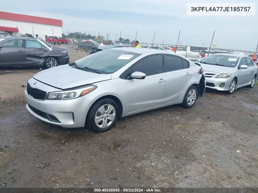 3KPFL4A77JE185757 2018 Kia Forte Lx