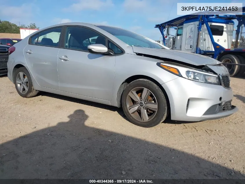 2018 Kia Forte Lx/S VIN: 3KPFL4A75JE241453 Lot: 40344365