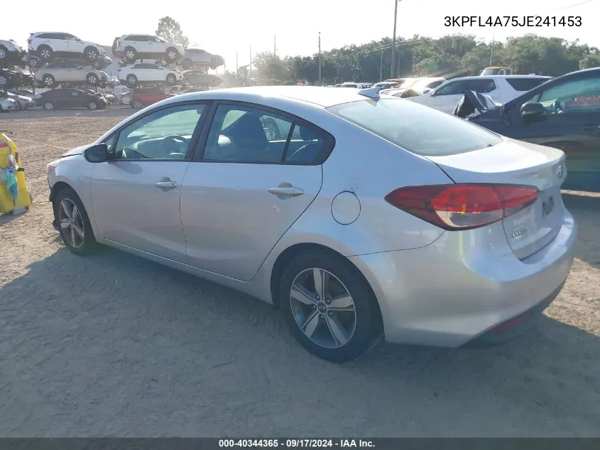 2018 Kia Forte Lx/S VIN: 3KPFL4A75JE241453 Lot: 40344365