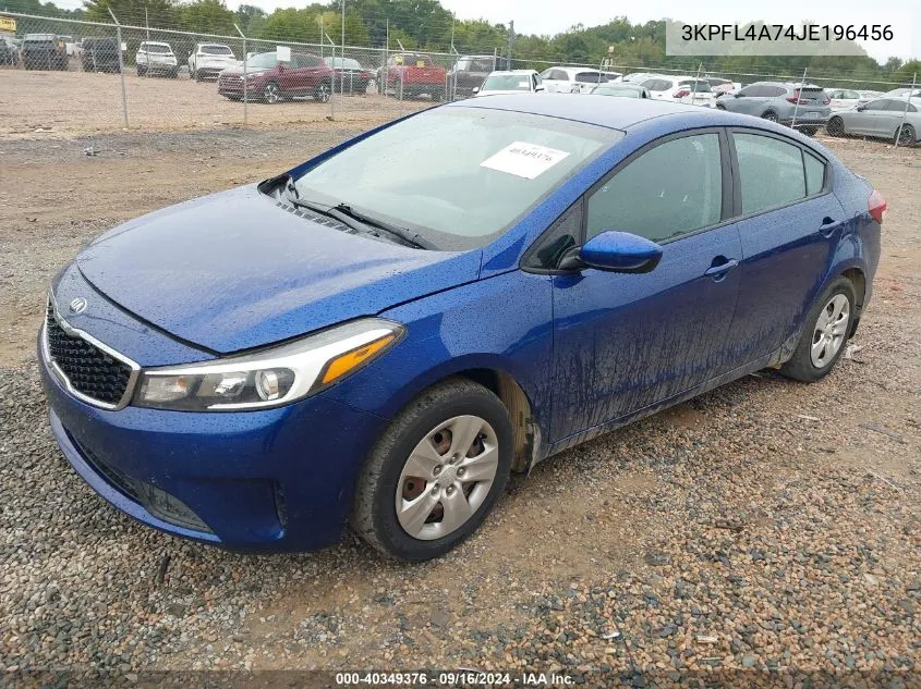 3KPFL4A74JE196456 2018 Kia Forte Lx/S