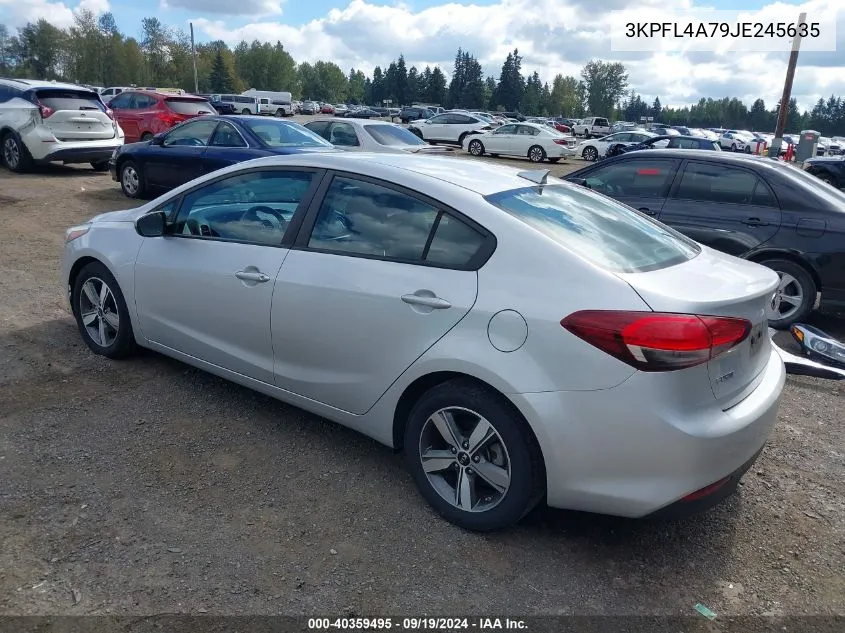 2018 Kia Forte Lx VIN: 3KPFL4A79JE245635 Lot: 40359495