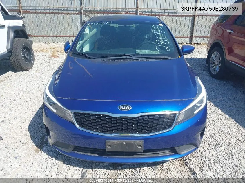 3KPFK4A75JE280739 2018 Kia Forte Lx