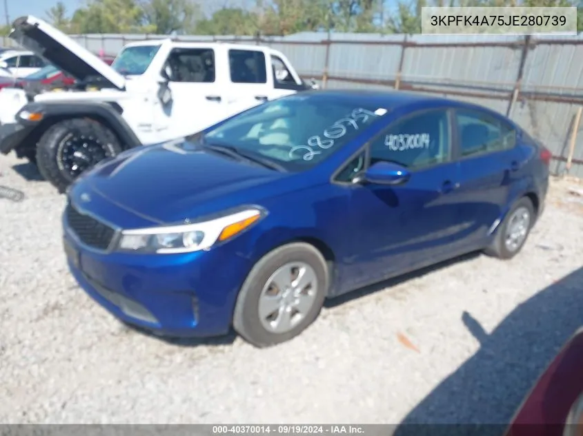 3KPFK4A75JE280739 2018 Kia Forte Lx