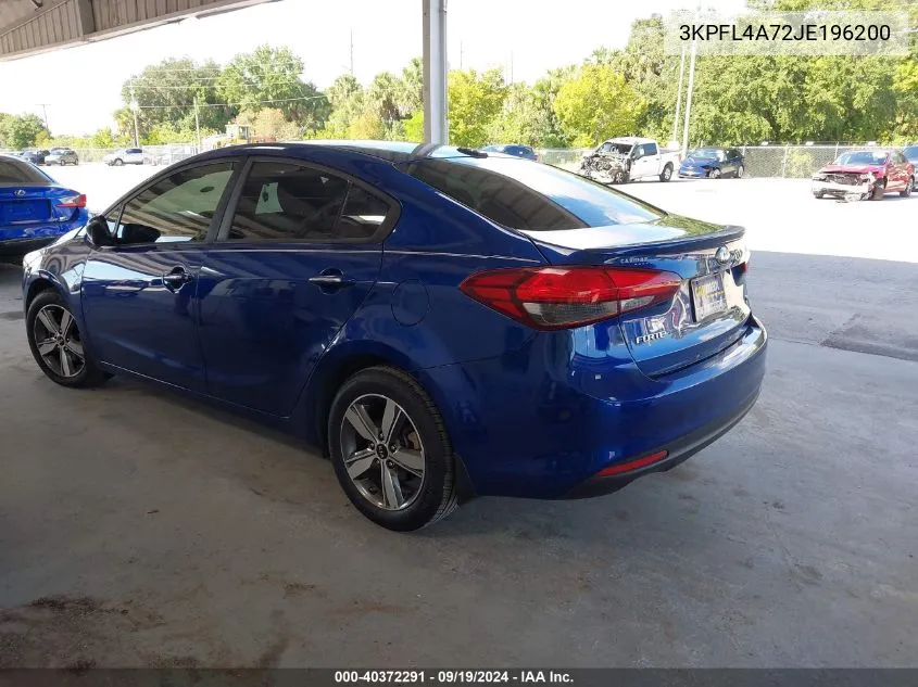 3KPFL4A72JE196200 2018 Kia Forte S