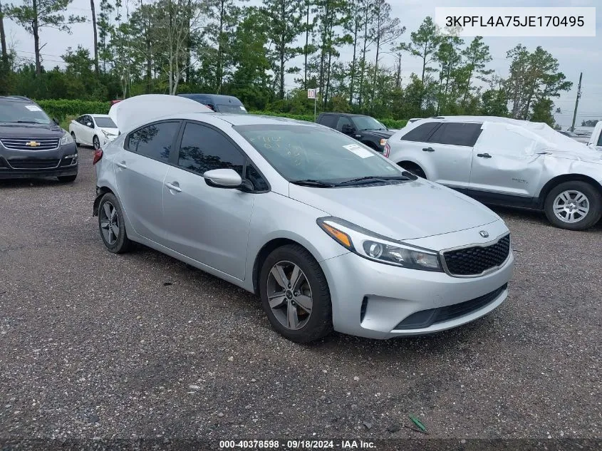 2018 Kia Forte Lx VIN: 3KPFL4A75JE170495 Lot: 40378598