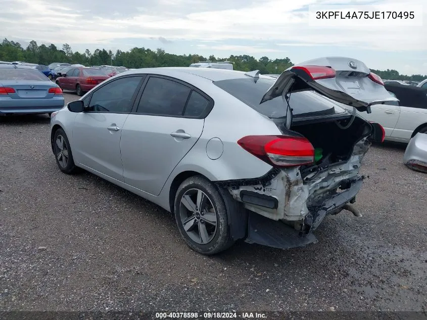 2018 Kia Forte Lx VIN: 3KPFL4A75JE170495 Lot: 40378598