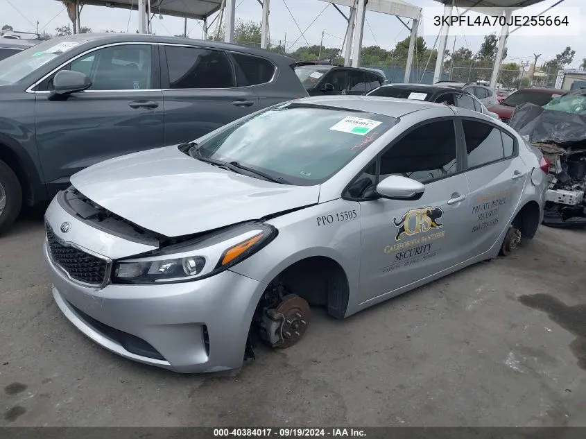 3KPFL4A70JE255664 2018 Kia Forte Lx