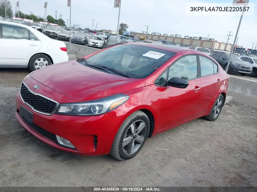 3KPFL4A70JE220557 2018 Kia Forte S