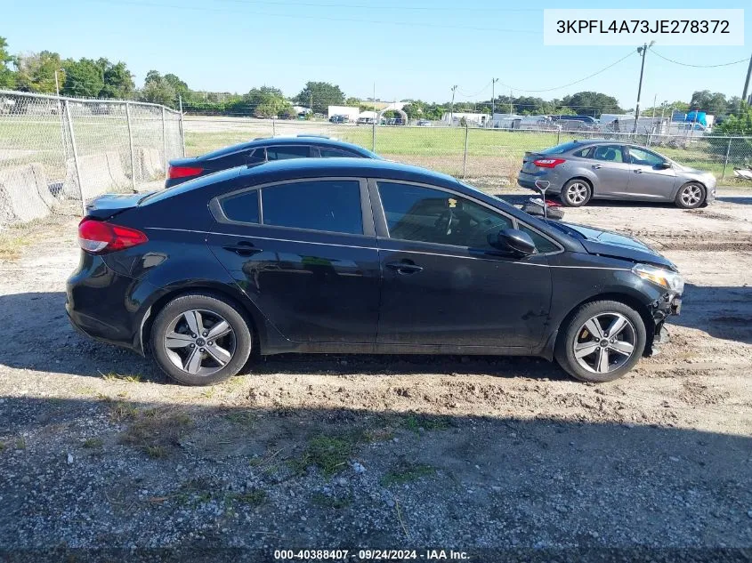 2018 Kia Forte Lx/S VIN: 3KPFL4A73JE278372 Lot: 40388407