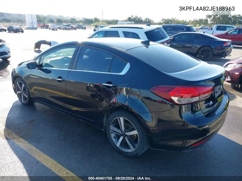 3KPFL4A82JE188963 2018 Kia Forte Ex