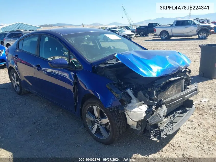 2018 Kia Forte Lx VIN: 3KPFL4A78JE224341 Lot: 40402976