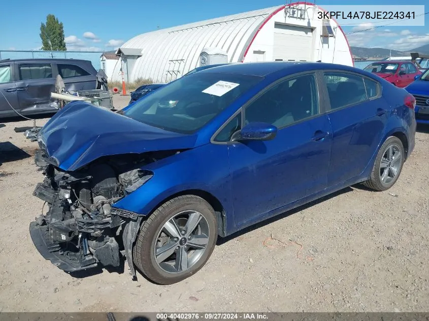 2018 Kia Forte Lx VIN: 3KPFL4A78JE224341 Lot: 40402976