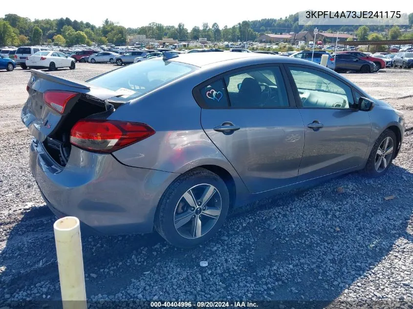 3KPFL4A73JE241175 2018 Kia Forte S