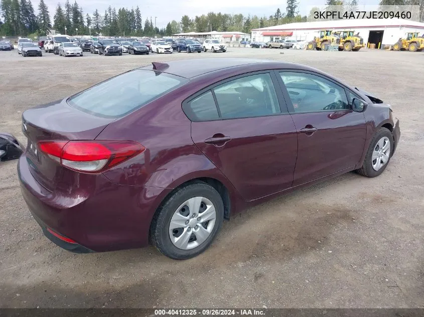 2018 Kia Forte Lx VIN: 3KPFL4A77JE209460 Lot: 40412325