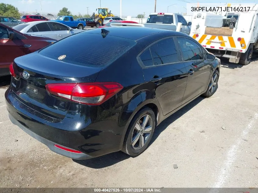 2018 Kia Forte Lx VIN: 3KPFL4A71JE166217 Lot: 40427526