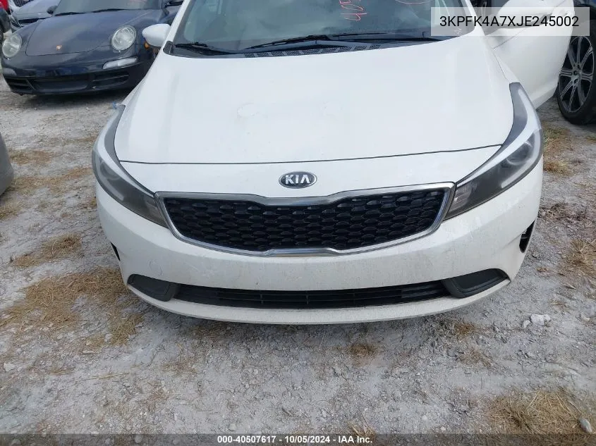 2018 Kia Forte Lx VIN: 3KPFK4A7XJE245002 Lot: 40507617