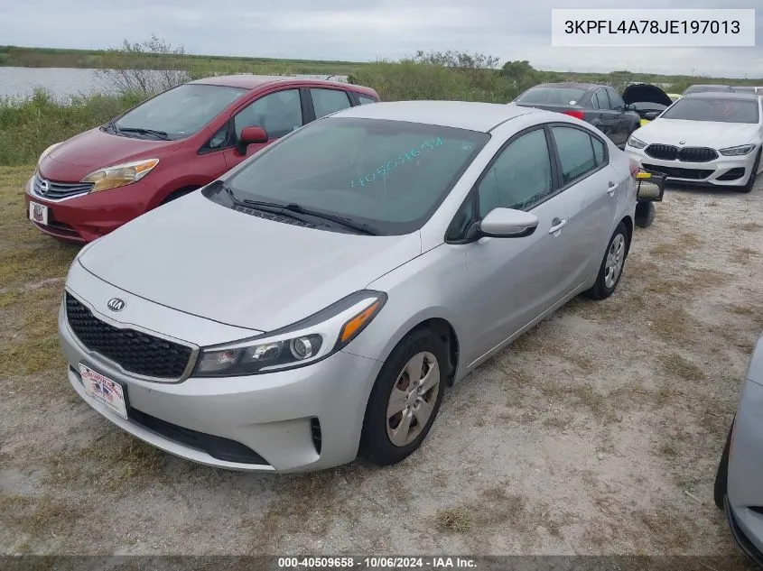 2018 Kia Forte Lx/S VIN: 3KPFL4A78JE197013 Lot: 40509658