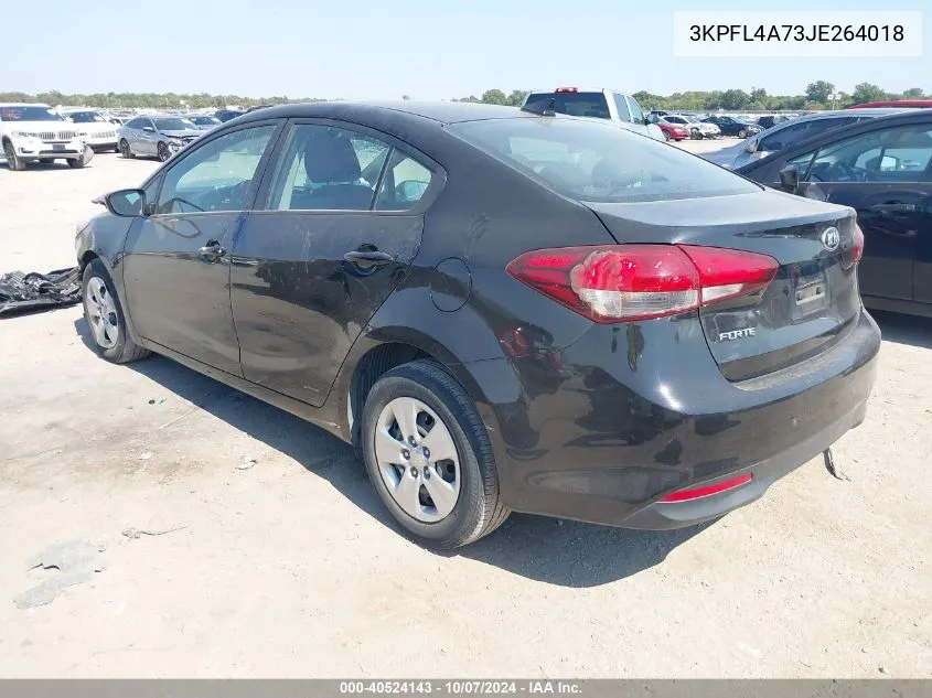 2018 Kia Forte Lx VIN: 3KPFL4A73JE264018 Lot: 40524143