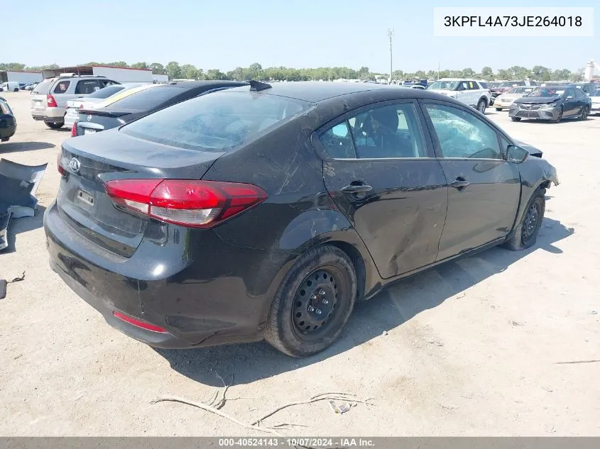 2018 Kia Forte Lx VIN: 3KPFL4A73JE264018 Lot: 40524143