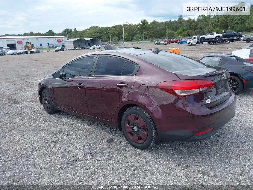 2018 Kia Forte Lx VIN: 3KPFK4A79JE199601 Lot: 40535198