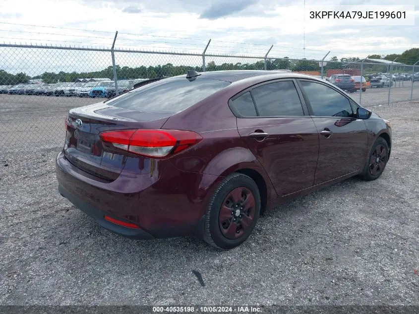 2018 Kia Forte Lx VIN: 3KPFK4A79JE199601 Lot: 40535198