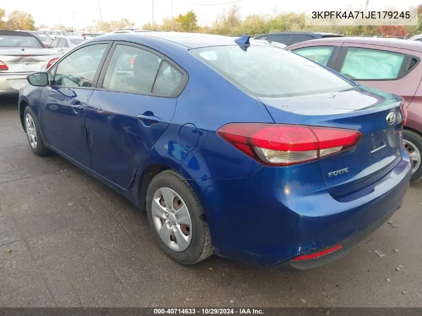 3KPFK4A71JE179245 2018 Kia Forte Lx