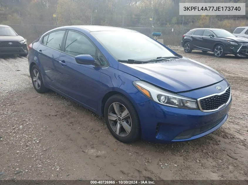 3KPFL4A77JE173740 2018 Kia Forte Lx