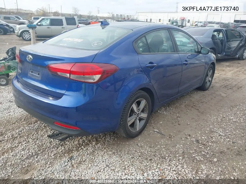 3KPFL4A77JE173740 2018 Kia Forte Lx