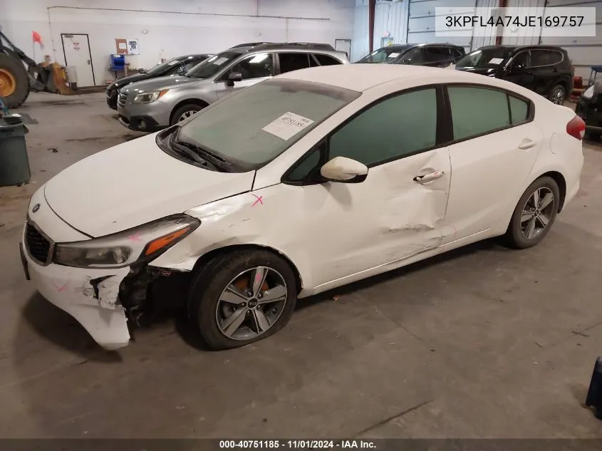 2018 Kia Forte Lx VIN: 3KPFL4A74JE169757 Lot: 40751185