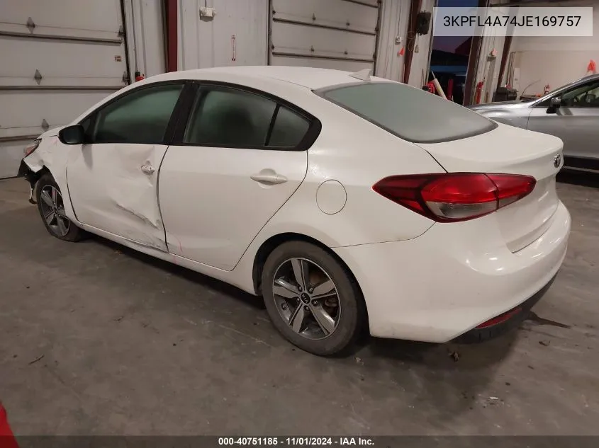 2018 Kia Forte Lx VIN: 3KPFL4A74JE169757 Lot: 40751185