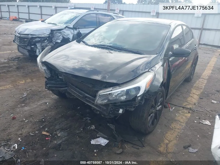 2018 Kia Forte Lx VIN: 3KPFL4A77JE175634 Lot: 40758087