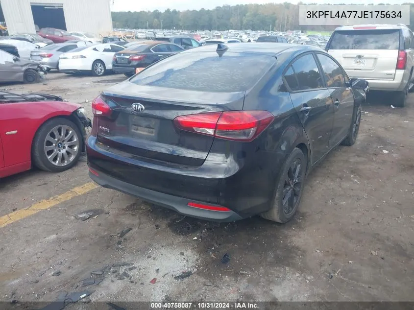 2018 Kia Forte Lx VIN: 3KPFL4A77JE175634 Lot: 40758087