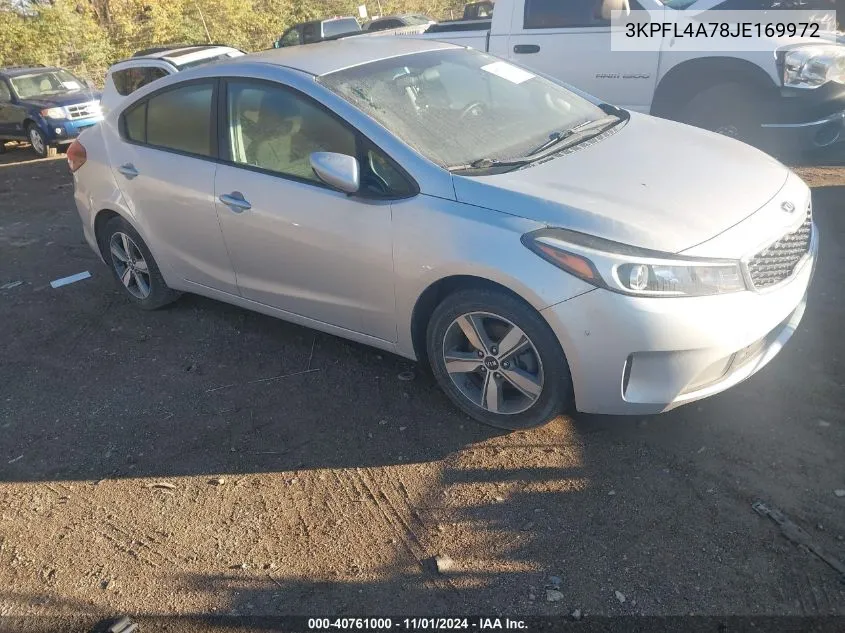 2018 Kia Forte Lx VIN: 3KPFL4A78JE169972 Lot: 40761000