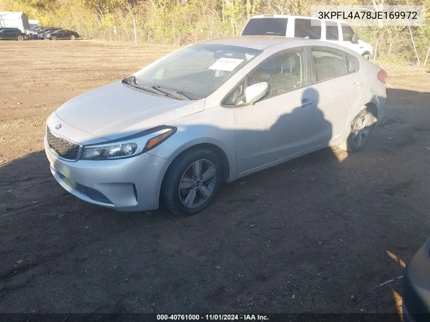 2018 Kia Forte Lx VIN: 3KPFL4A78JE169972 Lot: 40761000