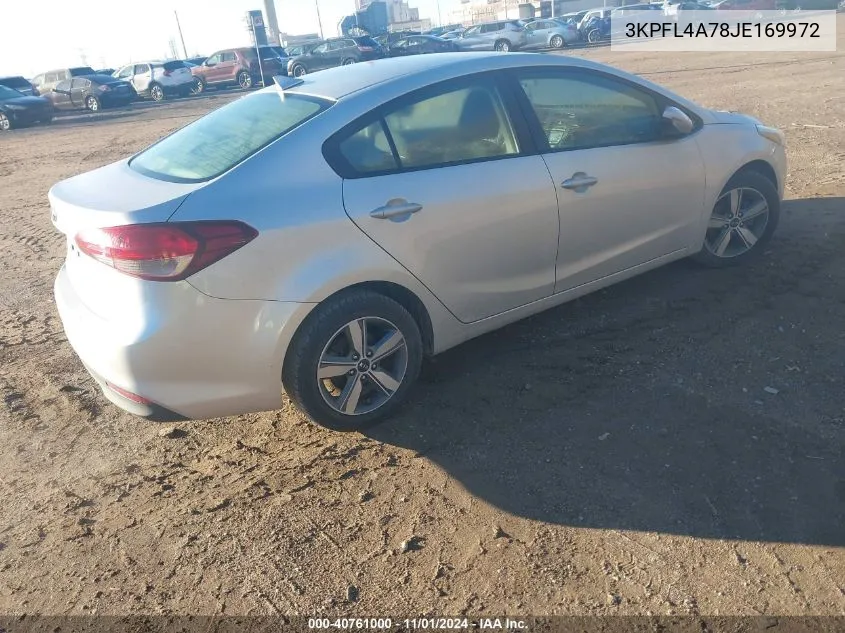 2018 Kia Forte Lx VIN: 3KPFL4A78JE169972 Lot: 40761000