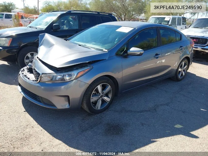 3KPFL4A70JE249590 2018 Kia Forte S