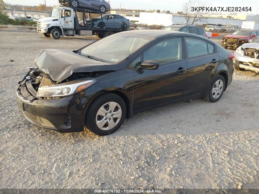 2018 Kia Forte Lx VIN: 3KPFK4A7XJE282454 Lot: 40776702