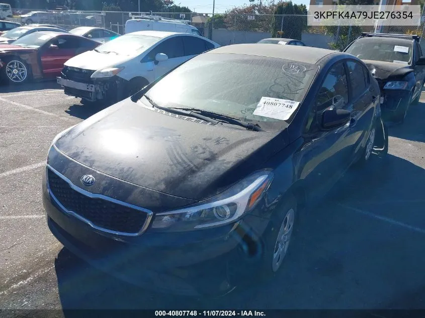 2018 Kia Forte Lx VIN: 3KPFK4A79JE276354 Lot: 40807748