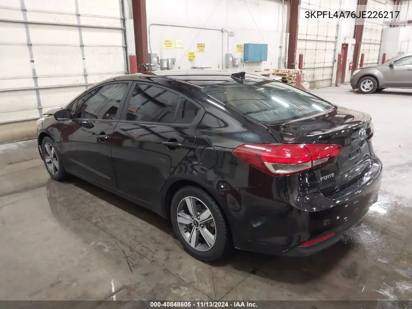 2018 Kia Forte Lx VIN: 3KPFL4A76JE226217 Lot: 40848605