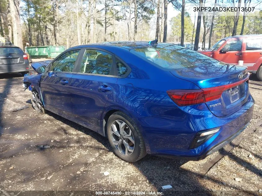 2019 Kia Forte Lxs VIN: 3KPF24AD3KE013607 Lot: 38745490