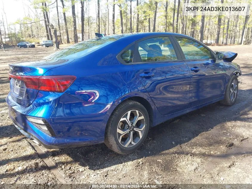 2019 Kia Forte Lxs VIN: 3KPF24AD3KE013607 Lot: 38745490