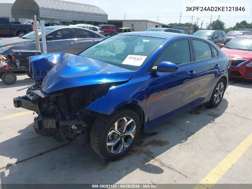 3KPF24AD2KE121846 2019 Kia Forte Lxs