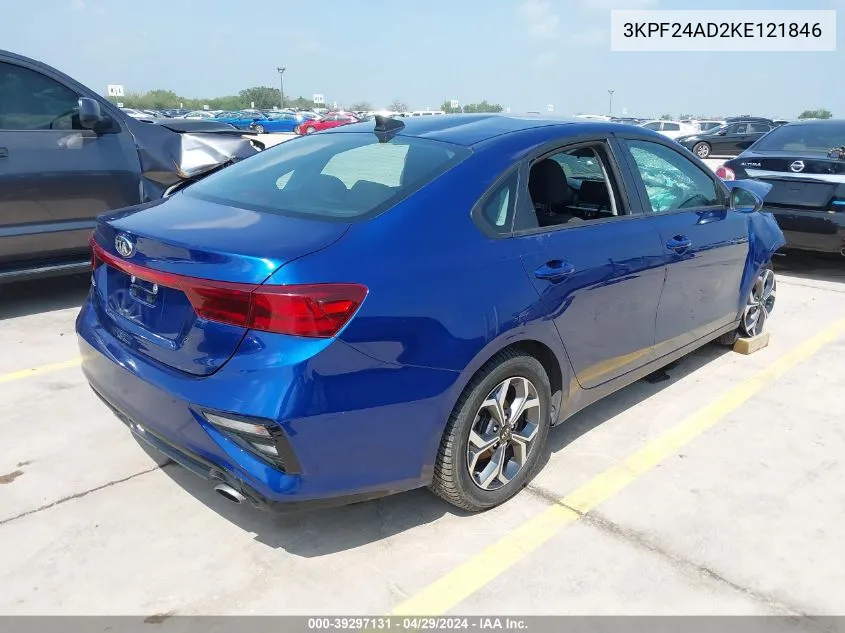 2019 Kia Forte Lxs VIN: 3KPF24AD2KE121846 Lot: 39297131