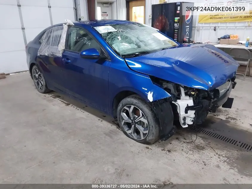 3KPF24AD9KE061399 2019 Kia Forte Lxs