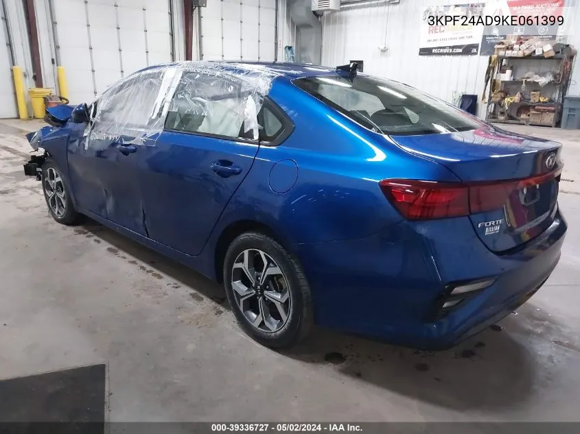 3KPF24AD9KE061399 2019 Kia Forte Lxs