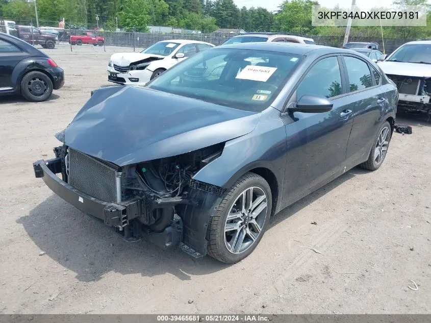 2019 Kia Forte S VIN: 3KPF34ADXKE079181 Lot: 39465681